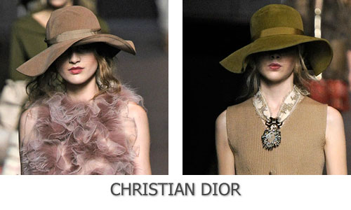Широкополые шляпы Dior