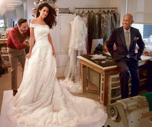 Амаль Клуни свадебное платье