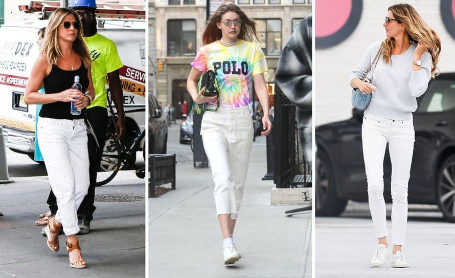 С чем носить белые джинсы: топ-комбинации от профессиональных стилистов