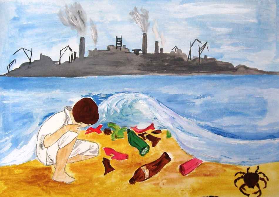 Отбросами и хламом усыпано дно водоемов. Обитатели водоемов погибают под их воздействием..