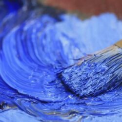 Как смешать краски для получения синего цвета
