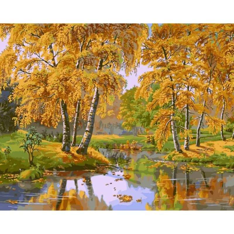 Пейзаж с озером