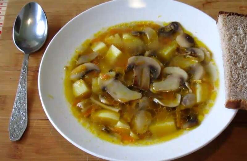 Самый вкусный грибной суп из свежих грибов с картошкой